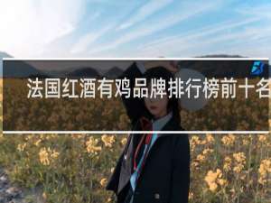 法国红酒有鸡品牌排行榜前十名吗