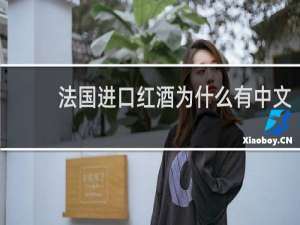 法国进口红酒为什么有中文