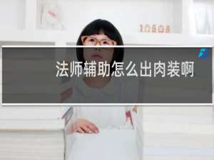 法师辅助怎么出肉装啊