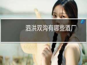 泗洪双沟有哪些酒厂
