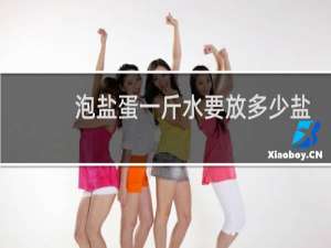 泡盐蛋一斤水要放多少盐