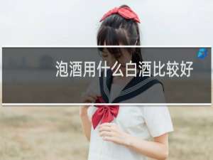 泡酒用什么白酒比较好