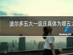 波尔多五大一级庄具体为哪五大