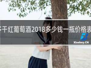 波尔多干红葡萄酒2018多少钱一瓶价格表及图片大全