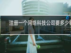 注册一个网络科技公司要多少钱