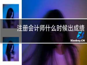 注册会计师什么时候出成绩