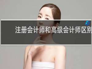 注册会计师和高级会计师区别