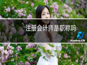 注册会计师是职称吗