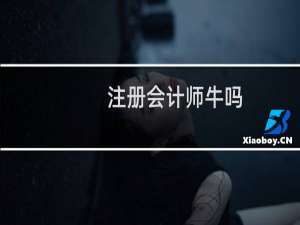 注册会计师牛吗
