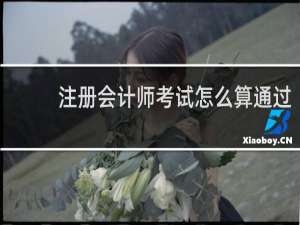 注册会计师考试怎么算通过