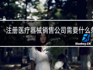 注册医疗器械销售公司需要什么条件