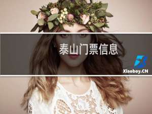 泰山门票信息