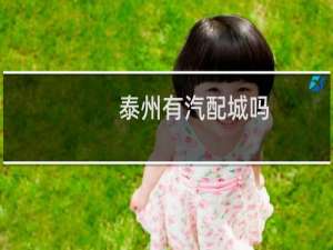 泰州有汽配城吗