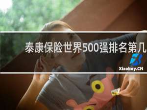 泰康保险世界500强排名第几