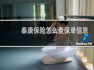 泰康保险怎么查保单信息