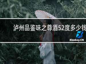 泸州品鉴味之尊酒52度多少钱