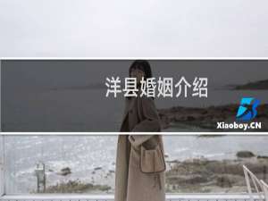 洋县婚姻介绍