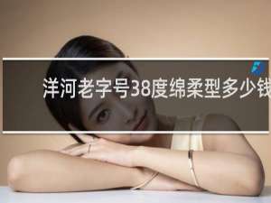 洋河老字号38度绵柔型多少钱