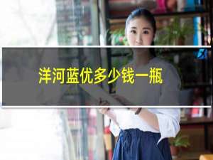 洋河蓝优多少钱一瓶