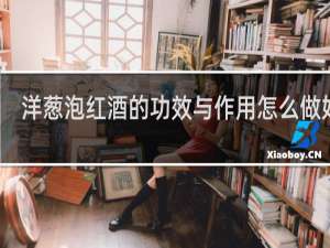 洋葱泡红酒的功效与作用怎么做好吃