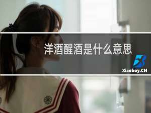 洋酒醒酒是什么意思