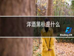 洋酒黑标是什么