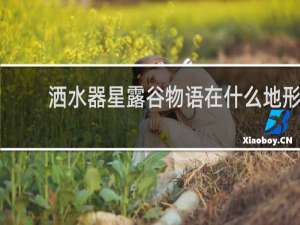 洒水器星露谷物语在什么地形