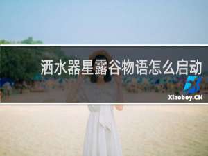 洒水器星露谷物语怎么启动