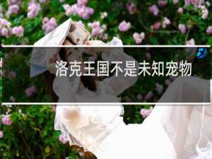 洛克王国不是未知宠物