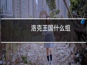 洛克王国什么组