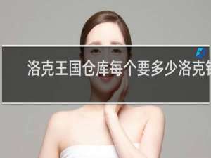 洛克王国仓库每个要多少洛克钻