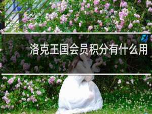 洛克王国会员积分有什么用