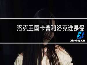 洛克王国卡普和洛克谁是受
