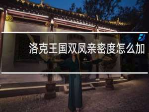 洛克王国双凤亲密度怎么加