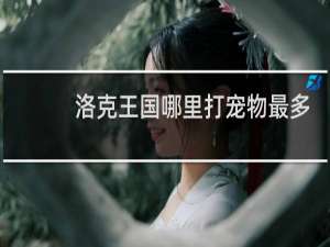 洛克王国哪里打宠物最多