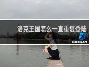 洛克王国怎么一直重复登陆