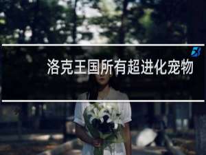 洛克王国所有超进化宠物
