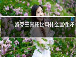 洛克王国托比用什么属性好