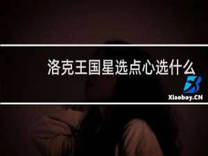 洛克王国星选点心选什么