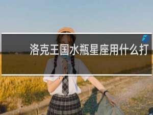 洛克王国水瓶星座用什么打