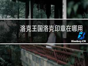 洛克王国洛克印章在哪用