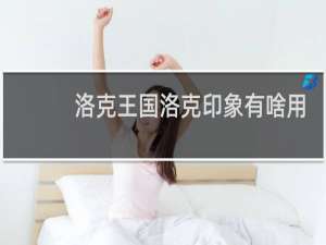 洛克王国洛克印象有啥用