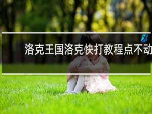 洛克王国洛克快打教程点不动