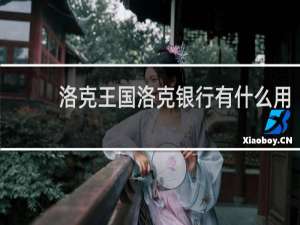 洛克王国洛克银行有什么用
