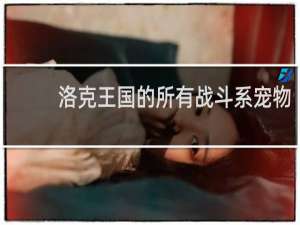洛克王国的所有战斗系宠物