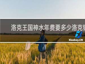 洛克王国神水年费要多少洛克钻