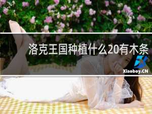 洛克王国种植什么 有木条