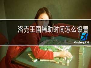 洛克王国辅助时间怎么设置