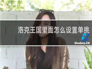 洛克王国里面怎么设置单挑
