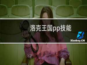 洛克王国pp技能